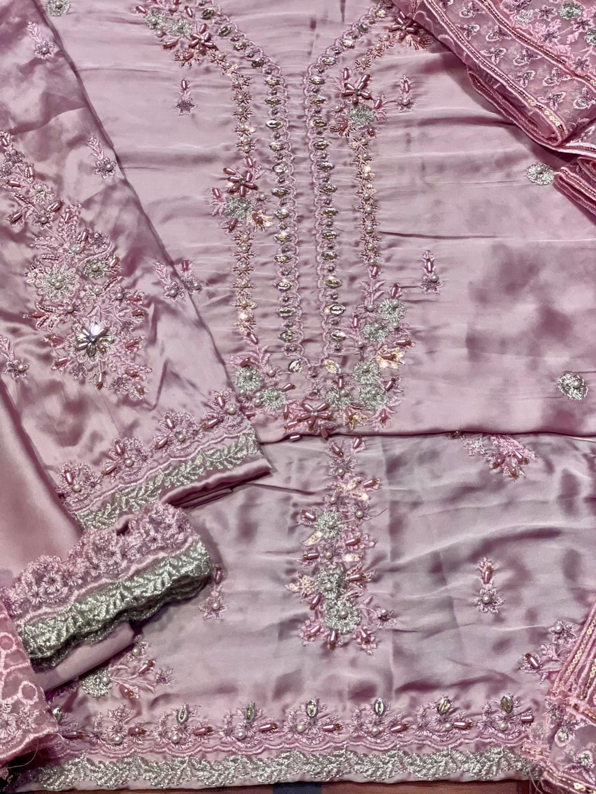 Mushq Silk Suit-Replica Suits-Replica Zone