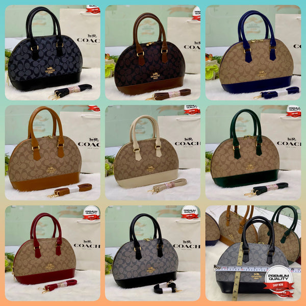 Premium Coach Stylish Leather Handbags-Handbags-Replica Zone