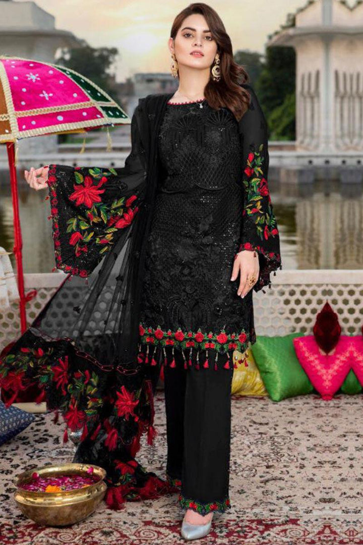 Ramsha Chiffon Suit-Replica Suits-Replica Zone