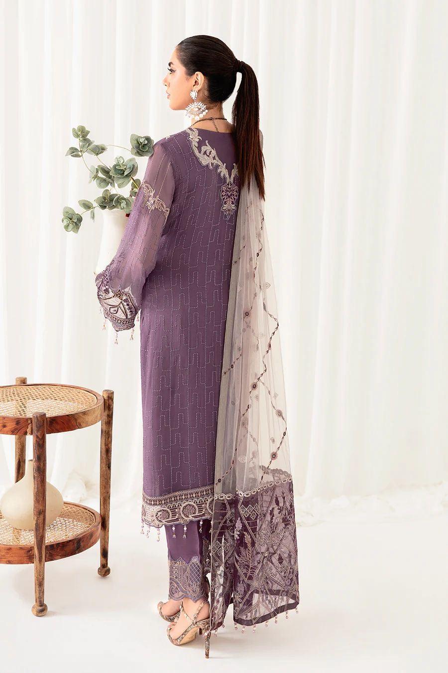 Ramsha Chiffon Suit-Replica Suits-Replica Zone