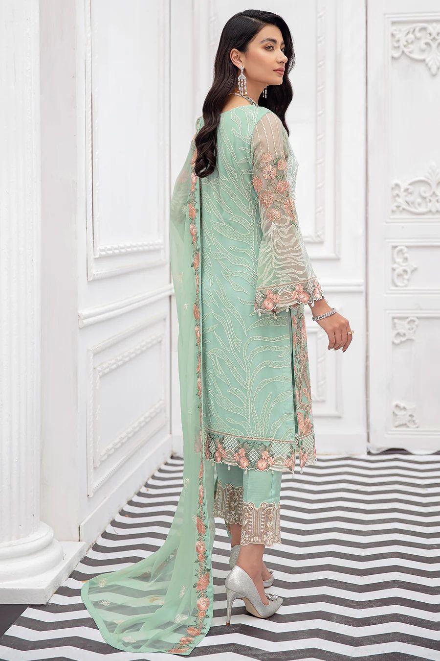 Ramsha-Green-Chiffon-Replica Zone