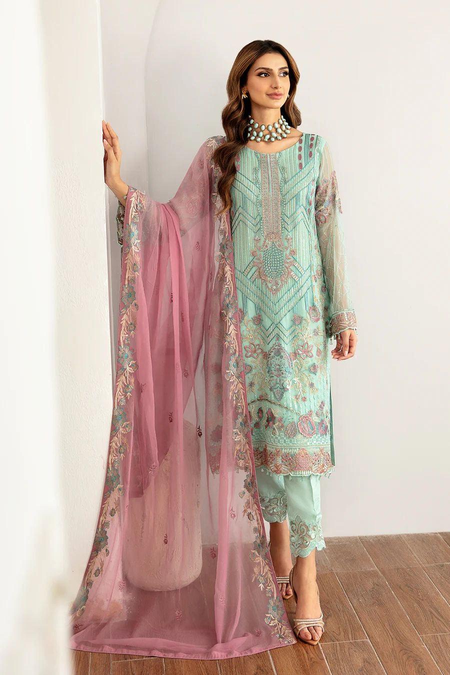 Ramsha-Green-Chiffon-Replica Zone