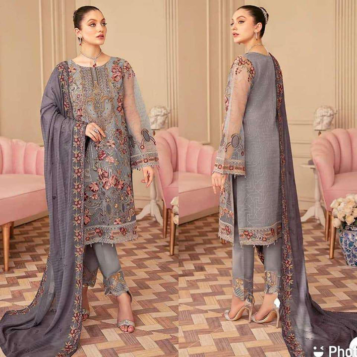 Ramsha Organza Suit-Replica Suits-Replica Zone