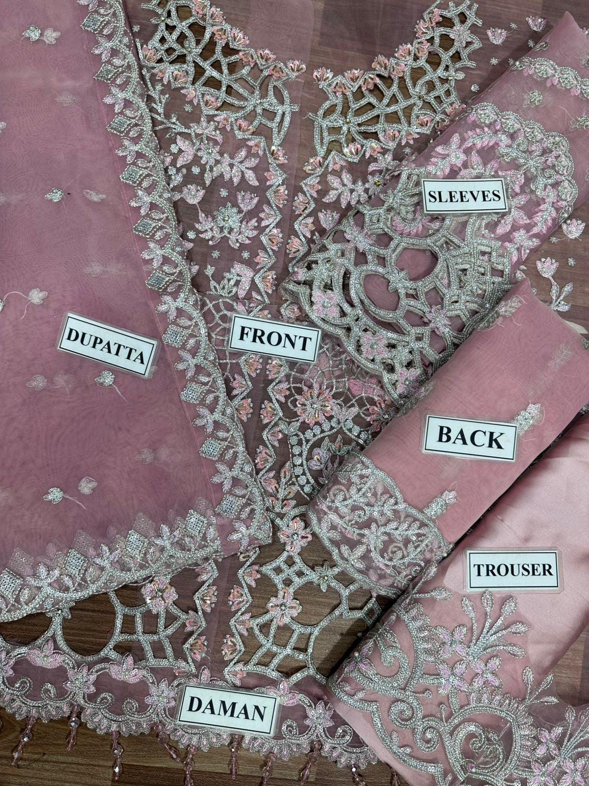 Rangrasiya Organza Suit-Replica Suits-Replica Zone