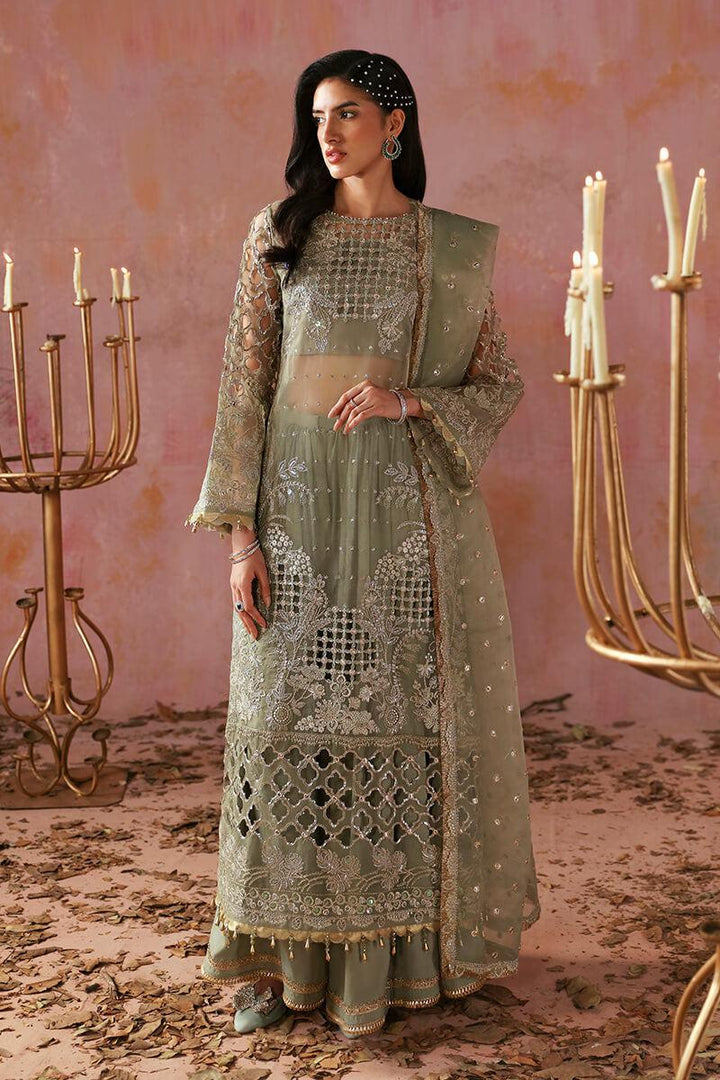 Saffana Organza Suit-Replica Suits-Replica Zone