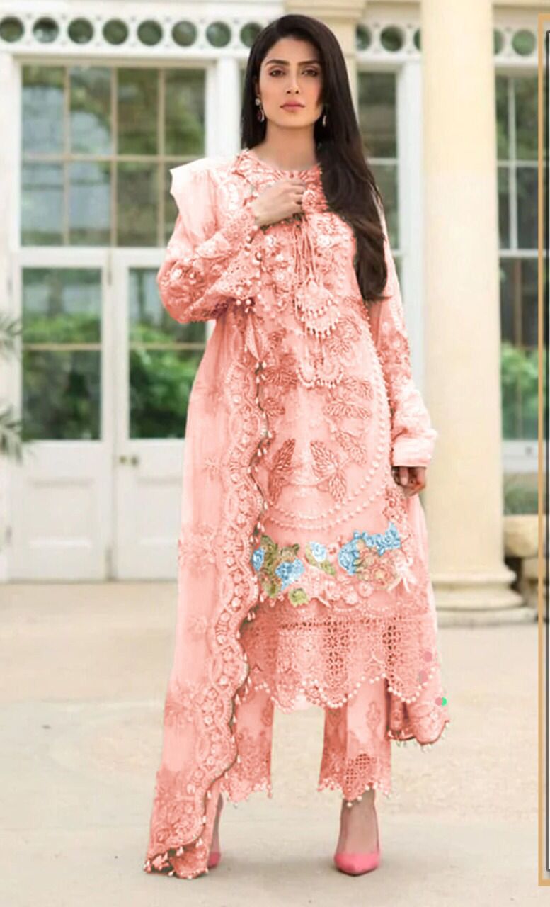 Sana Safinaz Chiffon Suit-Replica Suits-Replica Zone