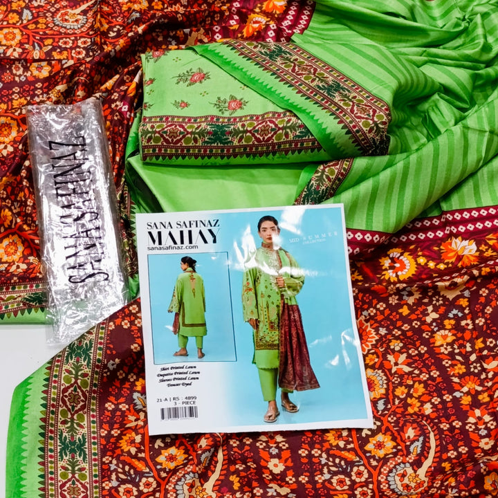 Sana Safinaz Lawn Suit-Sale Suits-Replica Zone