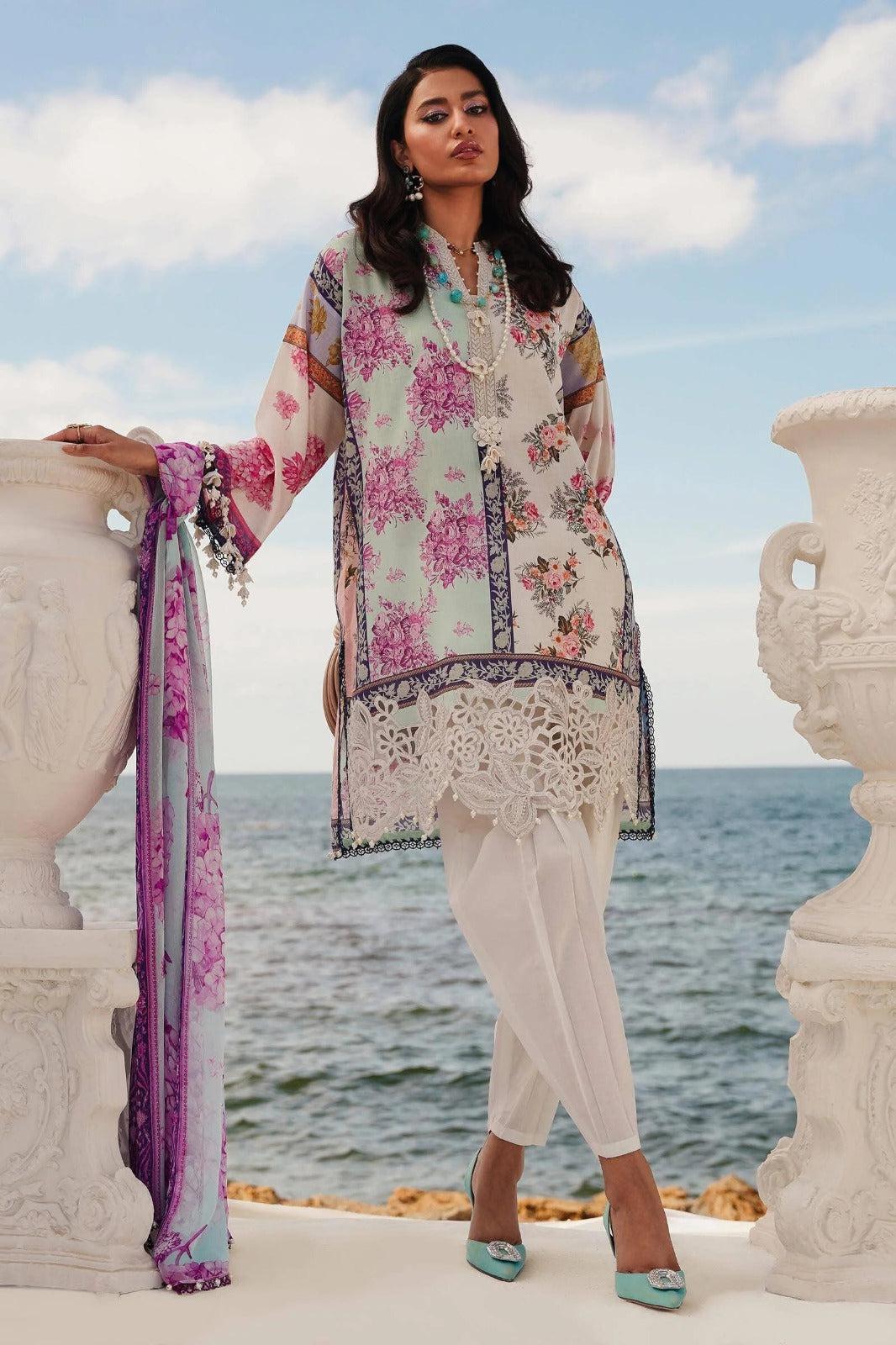 Sana Safinaz Lawn Suit-Lawn Suits-Replica Zone