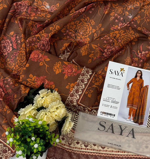 Saya Lawn Suit-Sale Suits-Replica Zone