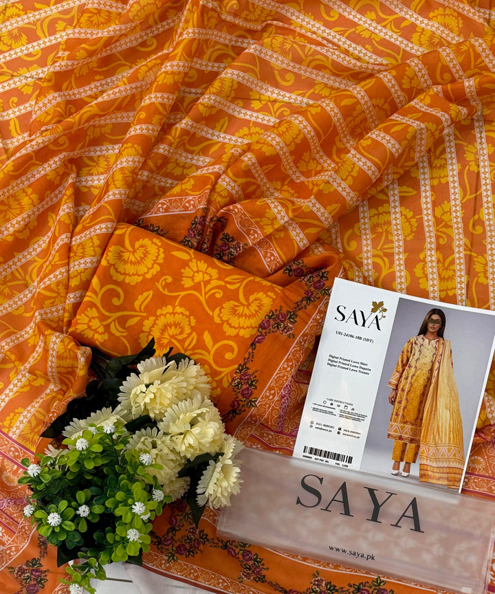 Saya Lawn Suit-Sale Suits-Replica Zone