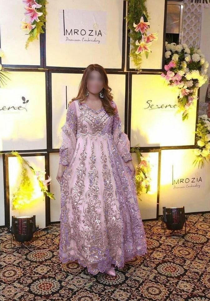 Serene Net Frock-Bridal Suits-Replica Zone