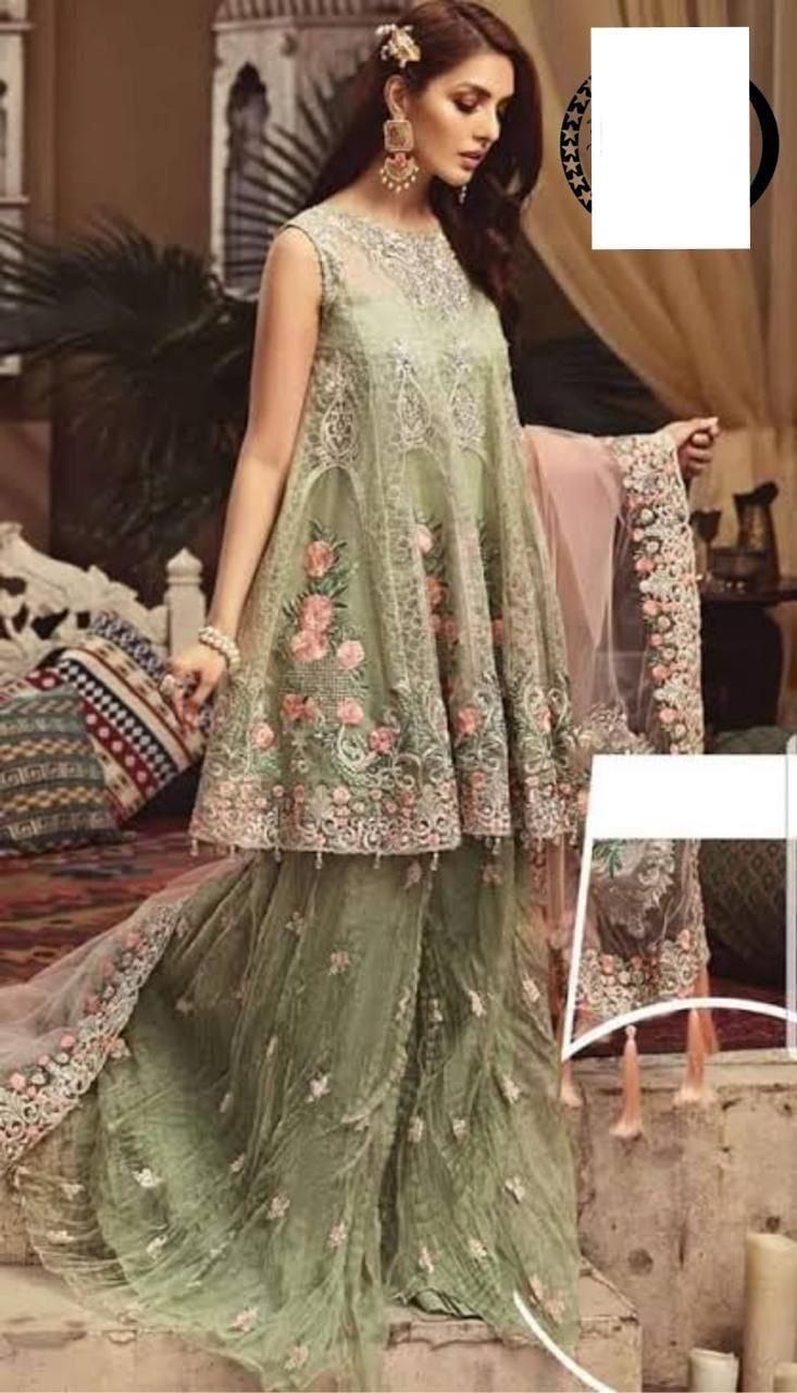 Serene Chiffon Suit-Bridal Suits-Replica Zone