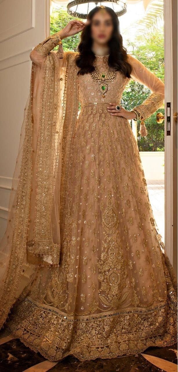 Sobia Nazir Net Bridal Suit-Bridal Suits-Replica Zone