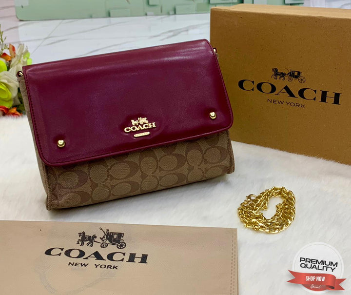 Stylish Coach Leather Handbags-Handbags-Replica Zone