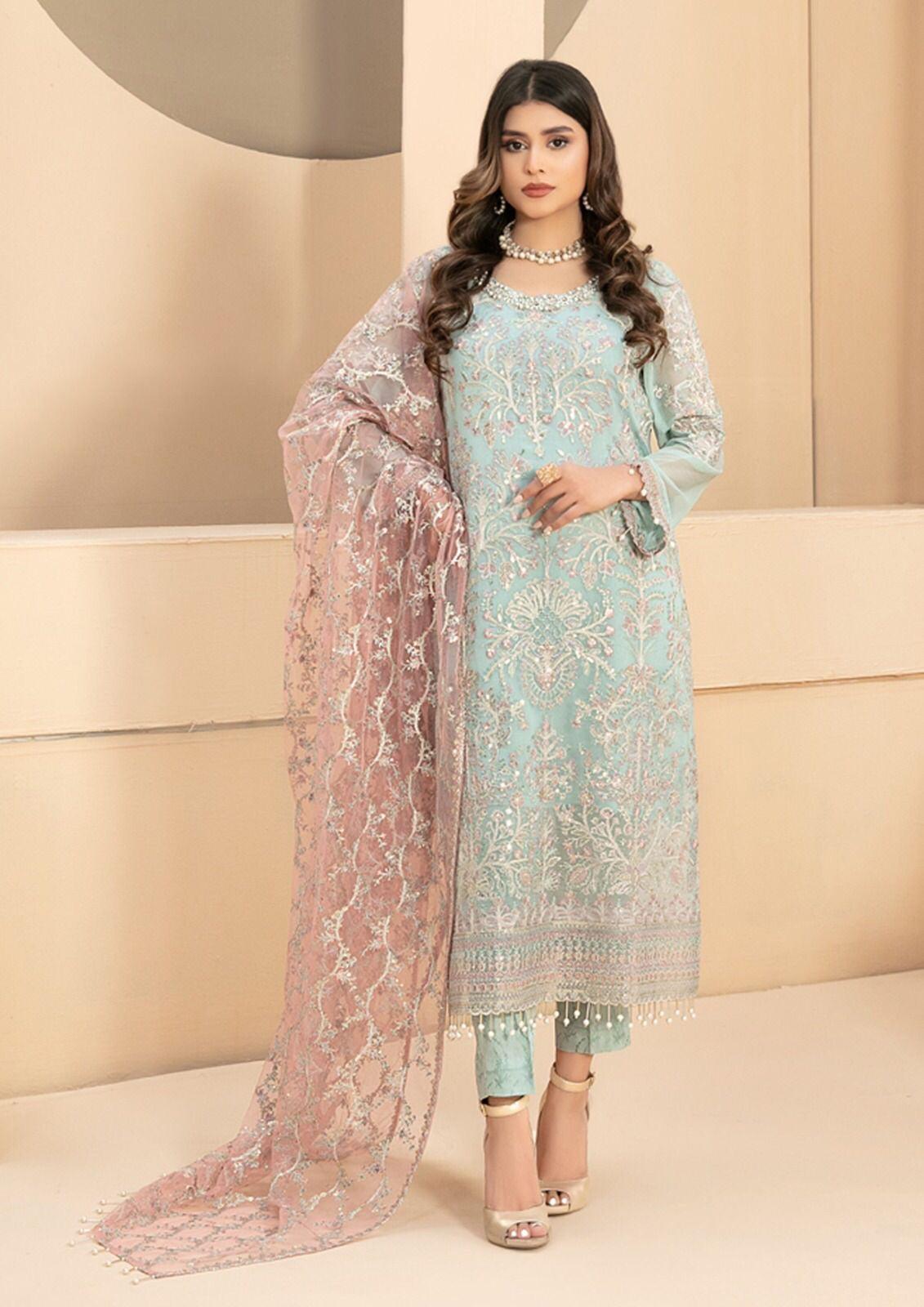 Tawakkal Chiffon Suit-Replica Suits-Replica Zone