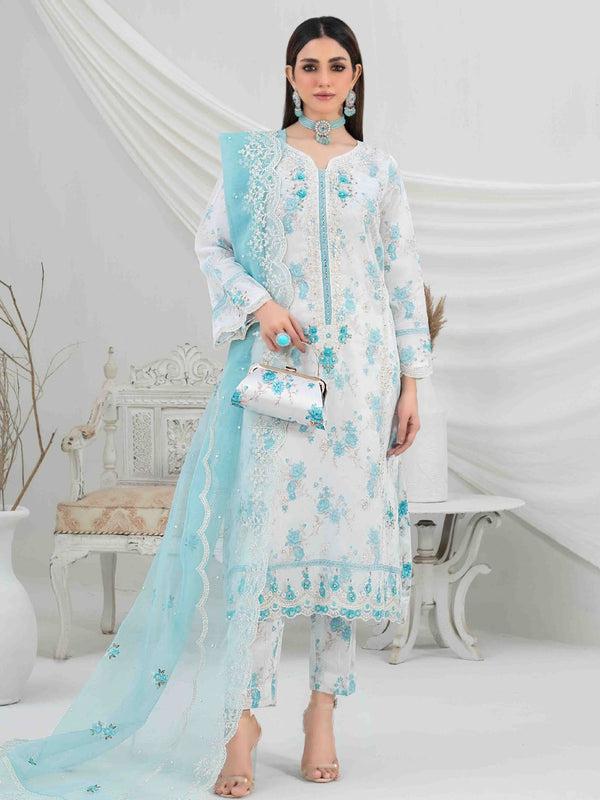 Tawakkal Organza Suit-Replica Suits-Replica Zone