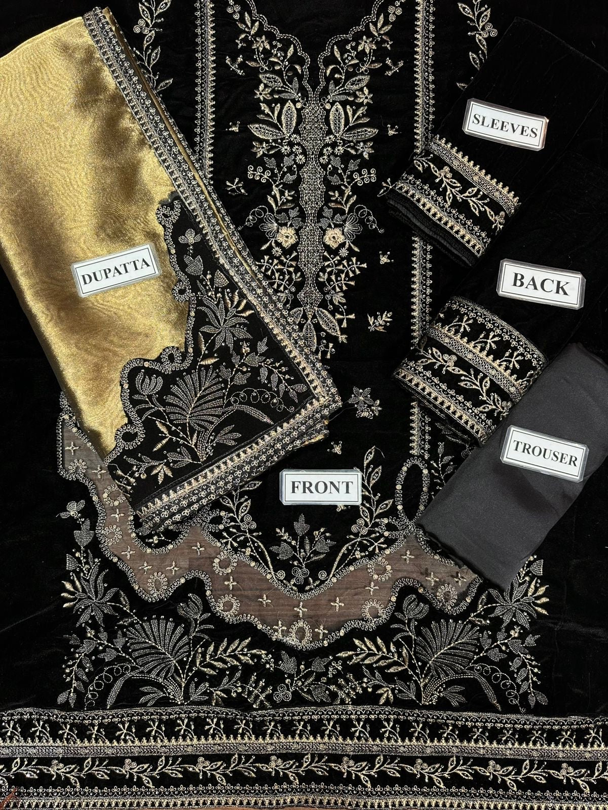 Tawakkal Velvet Suit-Replica Suits-Replica Zone