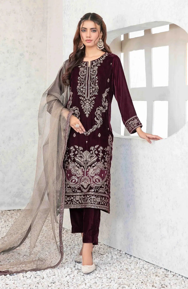 Tawakkal Velvet Suit-Replica Suits-Replica Zone