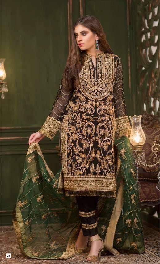 Umyas Chiffon Suit-Replica Suits-Replica Zone