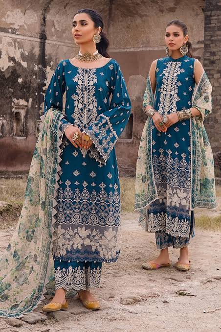 Zainab Chottani Cotton Suit-Cotton Suits-Replica Zone