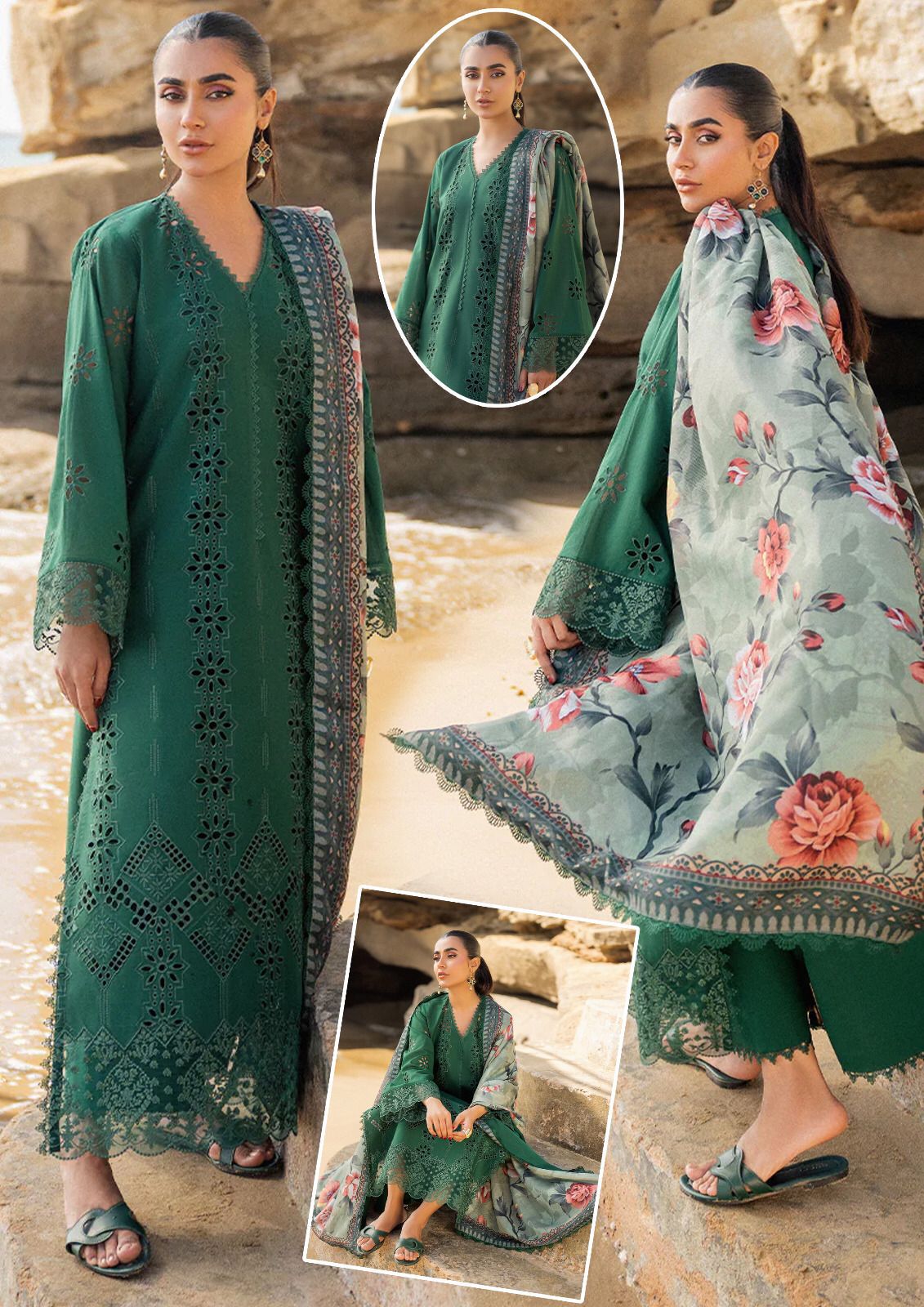 Zainab Chottani Cotton Suit-Cotton Suits-Replica Zone