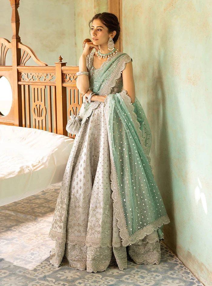 Zainab Chottani Net Maxi-Bridal Suits-Replica Zone