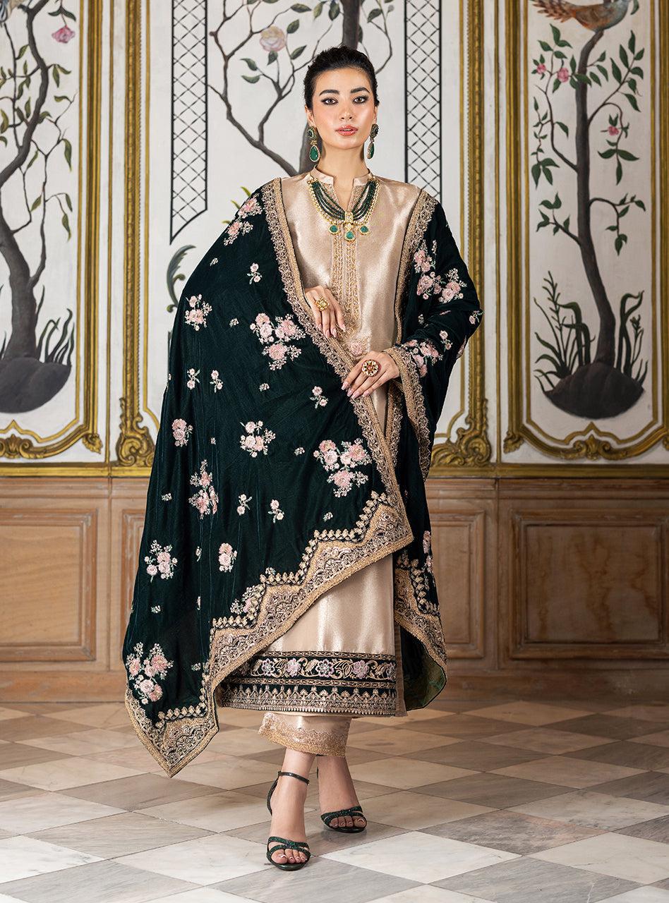 Zainab Chottani Organza Suit-Replica Suits-Replica Zone