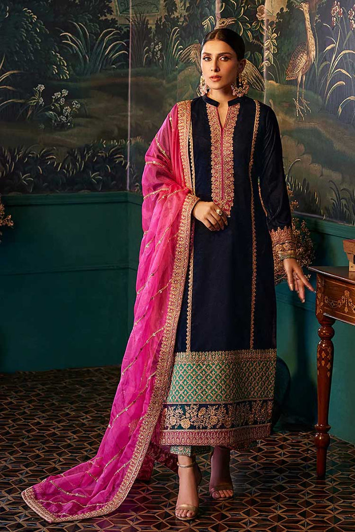 Zainab Chottani Velvet Suit-Replica Suits-Replica Zone