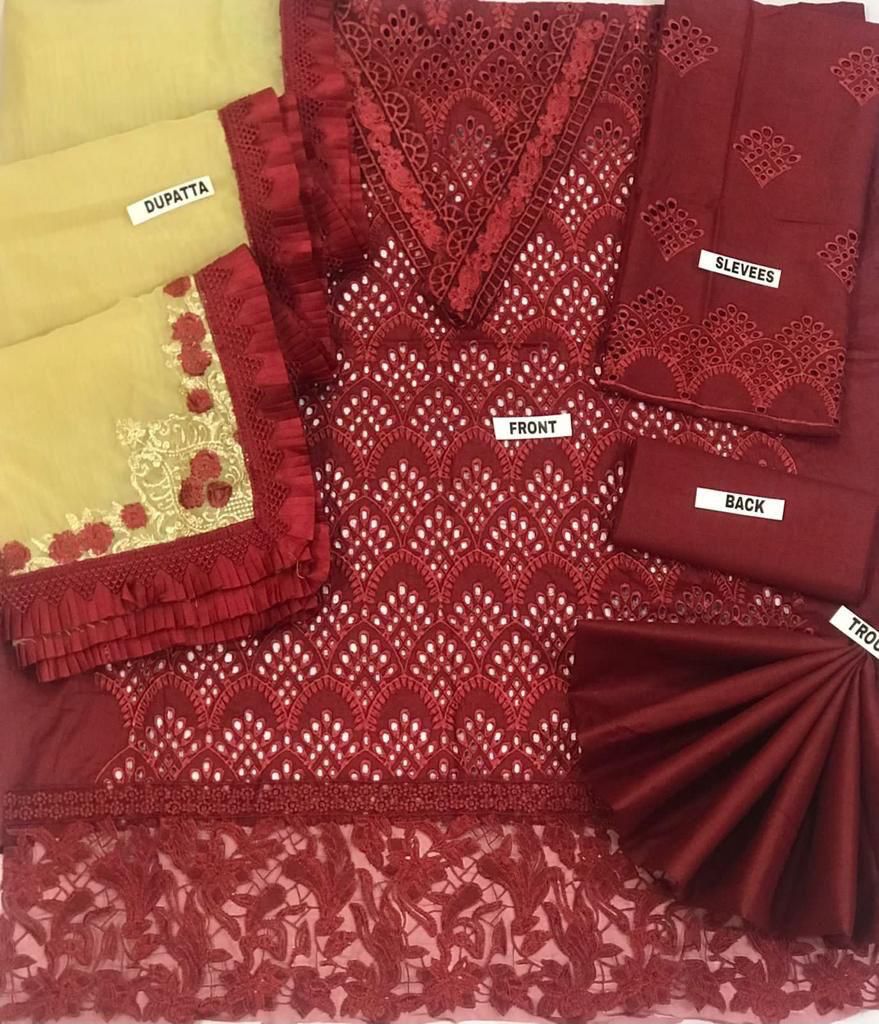 Zarqash Cotton Suit-Cotton Suits-Replica Zone