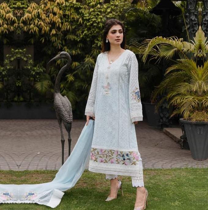 Zarqash Organza Suit-Replica Suits-Replica Zone