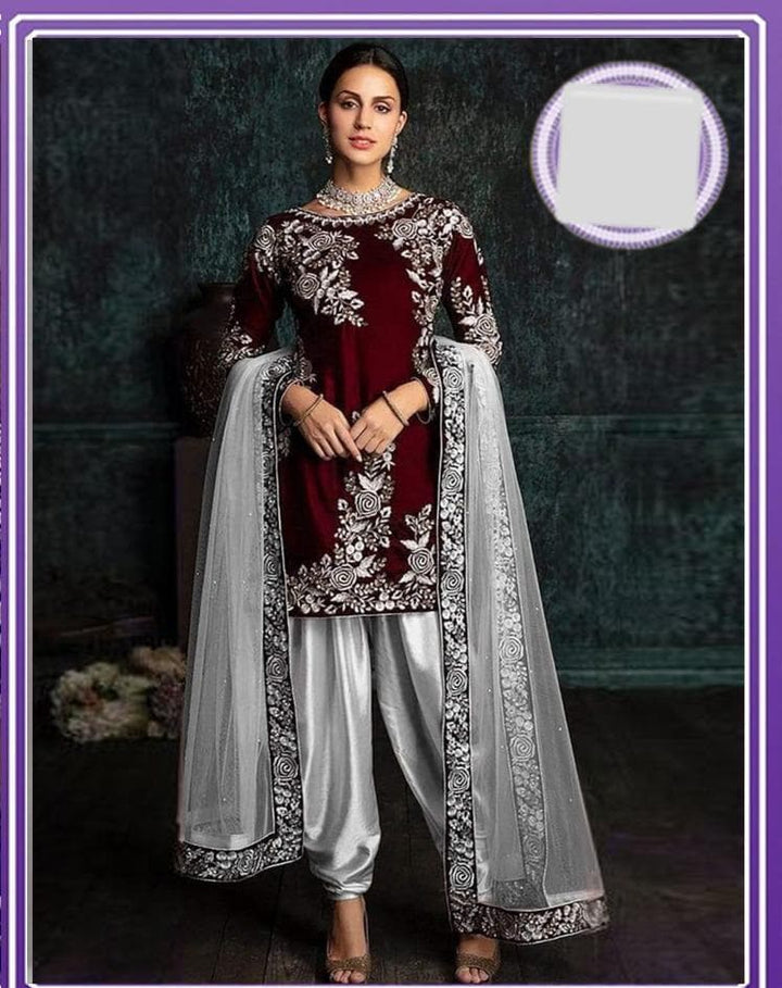 Zoya Silk Suit-Replica Suits-Replica Zone